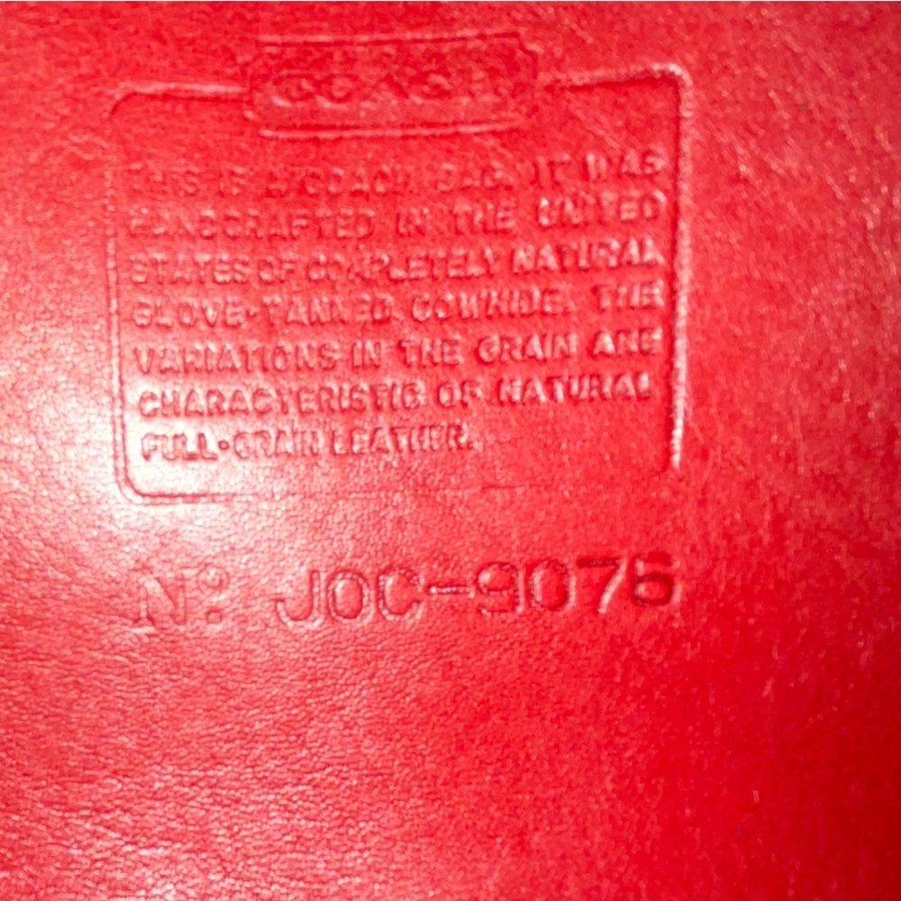 Vintage Coach Companion Flap crossbody bag, model 9076 - Picture 5 of 8